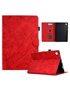 Funda de Tablet Samsung Galaxy Tab A9 Plus 11" Cuero PU Rojo
