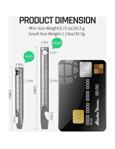 TISUR Multiherramienta de Llavero EDC de Titanio 6 en 1 Gris 2
