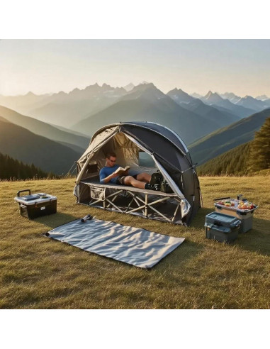 Tienda de Cama Pumbba OZ-CBT-B1 para 1 Persona - Impermeable y Transpirable