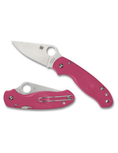 Cuchillo de Bolsillo Spyderco Para 3 Ligero Rosa FRN 11.1cm
