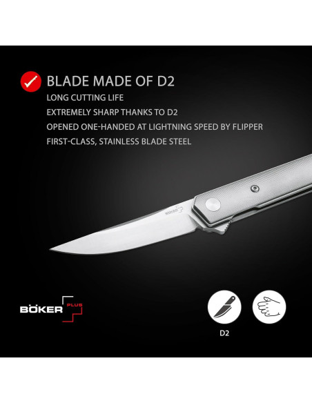 Cuchillo Plegable Boker Plus Kwaiken Mini Titan 18.4 cm Cuchillo Plegable Boker Plus Kwaiken Mini Titan 18.4 cm