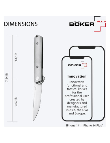 Cuchillo Plegable Boker Plus Kwaiken Mini Titan 18.4 cm