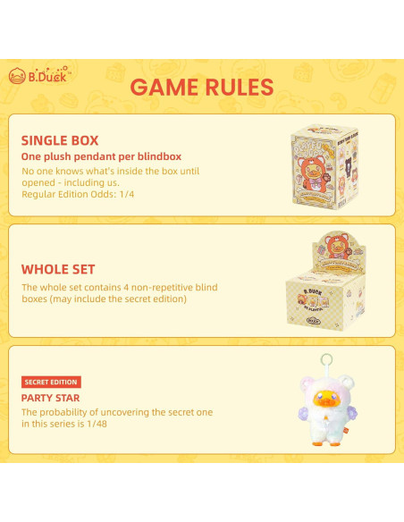 B.Pato Osito Abrazador Caja Sorpresa Coleccionable 15+ años