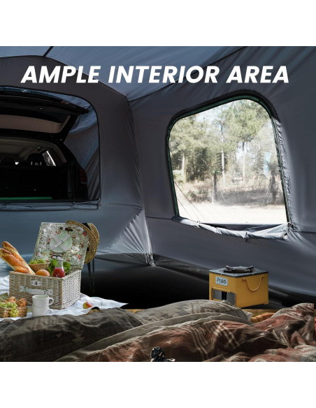 Carpa SUV WildFinder Rectangular 4 Personas Impermeable 2.44x3.23m