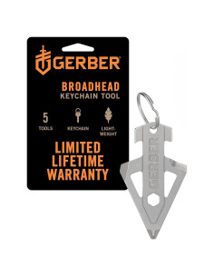 Multiherramienta 5-en-1 Gerber Gear Broadhead, EDC Llave