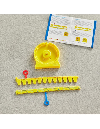 Reloj de Enseñanza Analógico hand2mind - Línea Numérica (Juego de 6)