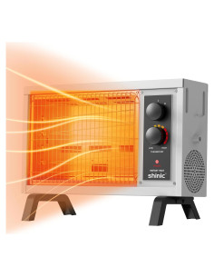 Calentador Eléctrico de Espacio Shinic FW550-15B 1500W Gris