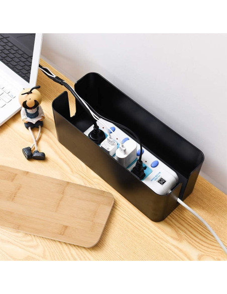 Caja de Gestión de Cables Davidsons 2 Unidades Negro