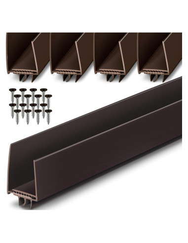 Barrera Ajustable para Puerta Pickmesh 91.44 cm Marrón