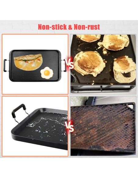 Plancha Plana Vayepro 43 cm Antiadherente para Estufa