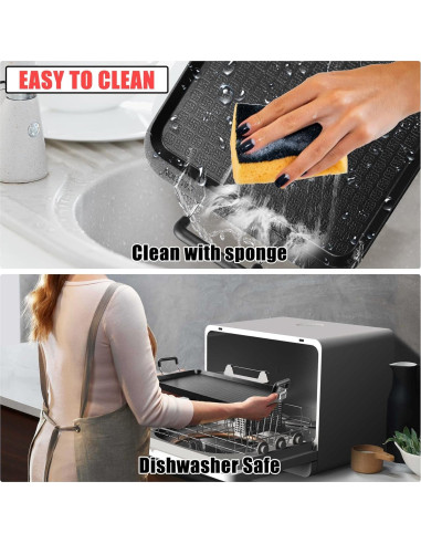 Plancha Plana Vayepro 43 cm Antiadherente para Estufa