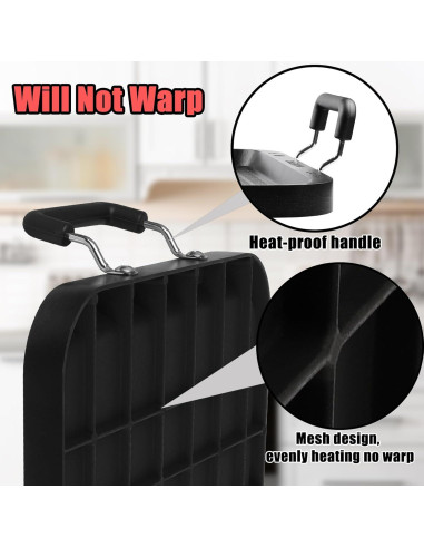 Plancha Plana Vayepro 43 cm Antiadherente para Estufa