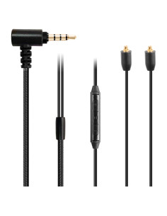 Cable de Reemplazo Fezzlo MMCX 1.3m para Auriculares con Micrófono