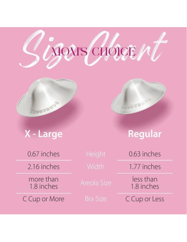 Copas de Lactancia BoobyBuds Plata 999 - Protectores de Pezón