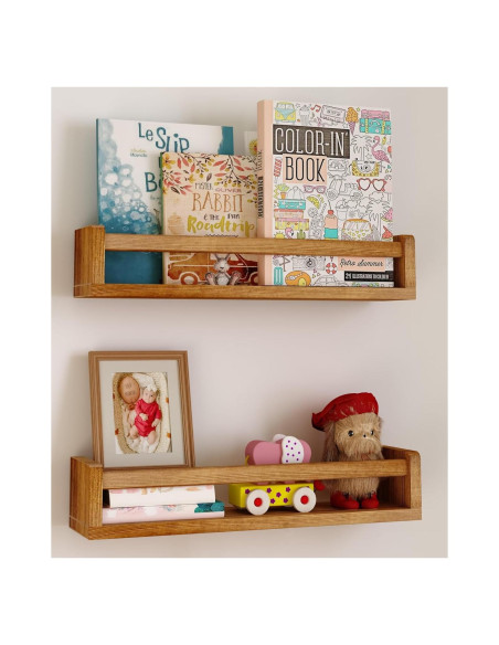 Estanterías Flotantes Heimlove 16" (40.64 cm) Juego de 2 Madera