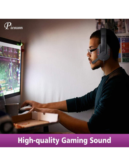 Auriculares Gaming Picozon con Micrófono 3.5mm para PS5/PS4 Auriculares Gaming Picozon con Micrófono 3.5mm para PS5/PS4