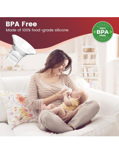 Inserts de brida 13/15/17/19/21mm CNGSTWO - 5 Pack Libre de BPA 2