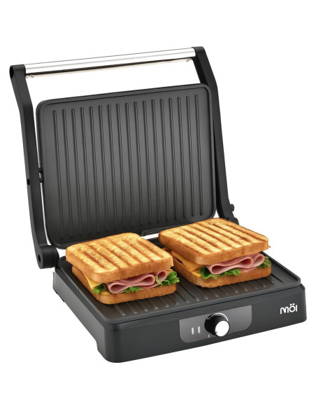 Prensa Panini MOI MPM4SLSSGM Acero Inoxidable 28x23cm