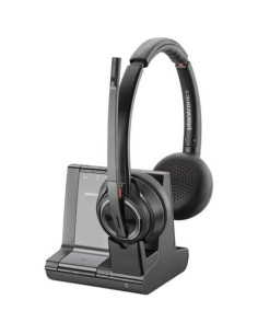 Auriculares inalámbricos DECT Savi 8220 Poly Plantronics - Doble oído - Certificado Teams 2