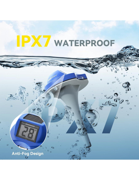 Termómetro Flotante Solar BaldrTherm E0579T-OUT para Piscinas