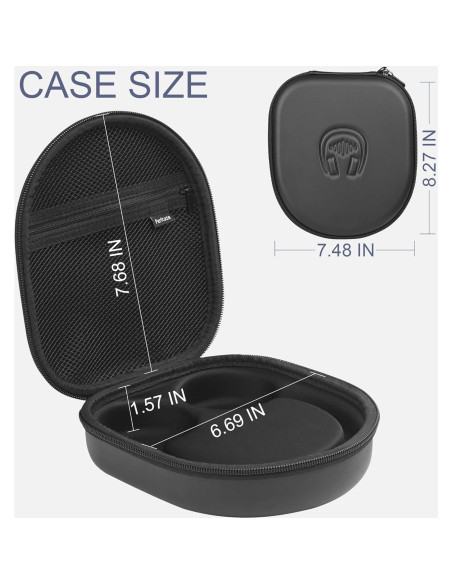 Funda protectora para auriculares Sony WH-CH520 - EVA negra