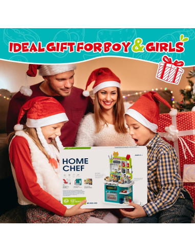 Juego de Cocina para Niños Dobiler con Sonidos y Luces 92.5x24.1cm