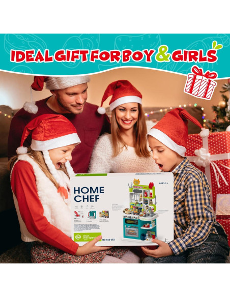 Juego de Cocina para Niños Dobiler con Sonidos y Luces 92.5x24.1cm