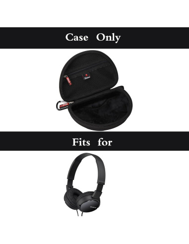 Funda Dura Mchoi para Auriculares Sony MDR-ZX110 Negra