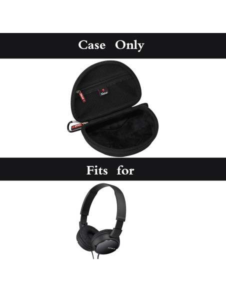 Funda Dura Mchoi para Auriculares Sony MDR-ZX110 Negra