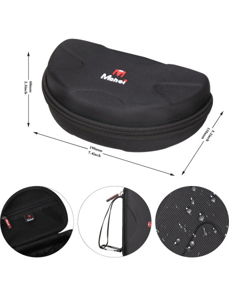 Funda Dura Mchoi para Auriculares Sony MDR-ZX110 Negra