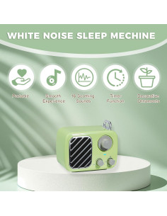 Máquina de Ruido Blanco Vita Laeta SD24 Portátil Verde 2