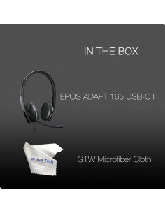 Auricular Estéreo USB-C EPOS 165 con Control de Llamada 2