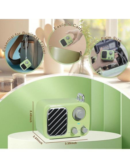 Máquina de Ruido Blanco Vita Laeta SD24 Portátil Verde