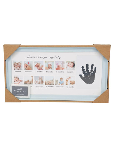 Kit de Huellas de Manos y Pies Bebé Dporticus Azul