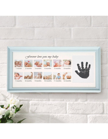 Kit de Huellas de Manos y Pies Bebé Dporticus Azul