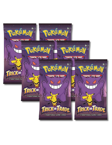 Paquete de Refuerzo Pokémon Trick or Trade 2023 - Gengar y Pikachu