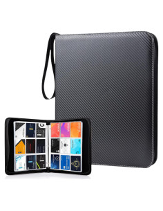 Carpeta de Cartas WOT I 900 Bolsillos Doble Cara Negra