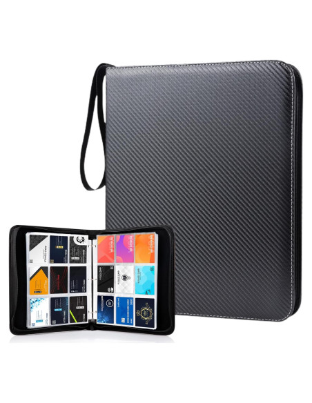 Carpeta de Cartas WOT I 900 Bolsillos Doble Cara Negra