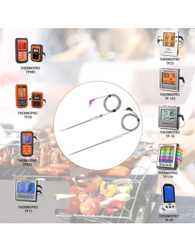 Sonda de Reemplazo Thermopro SOVOS TP01 - 2 Paquetes Ultra Precisa