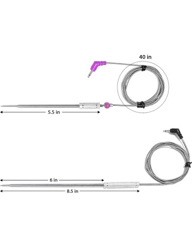 Sonda de Reemplazo Thermopro SOVOS TP01 - 2 Paquetes Ultra Precisa