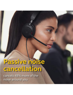 Auriculares Jabra Evolve2 40 MS USB-C Mono con Cancelación de Ruido 2