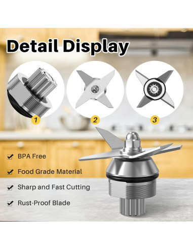 Conjunto de Repuesto de Cuchilla Vitamix 64 oz y 32 oz