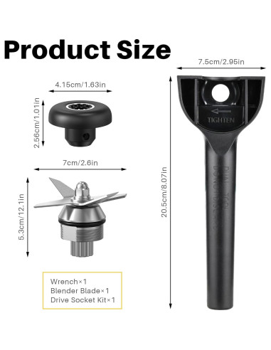 Conjunto de Repuesto de Cuchilla Vitamix 64 oz y 32 oz