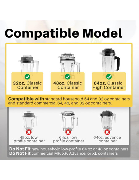 Conjunto de Repuesto de Cuchilla Vitamix 64 oz y 32 oz