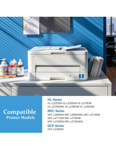 Cartucho de Tóner Kienul TN760 Negro Alto Rendimiento 2-Pack 2