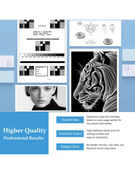 Cartucho de Tóner Kienul TN760 Negro Alto Rendimiento 2-Pack