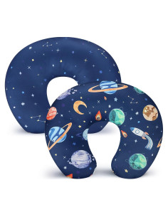 Funda de Almohada de Lactancia Pea Pod 2 Piezas Azul Espacio