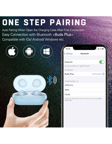 Auriculares Inalámbricos UrbanX Street Buds Plus - Azul