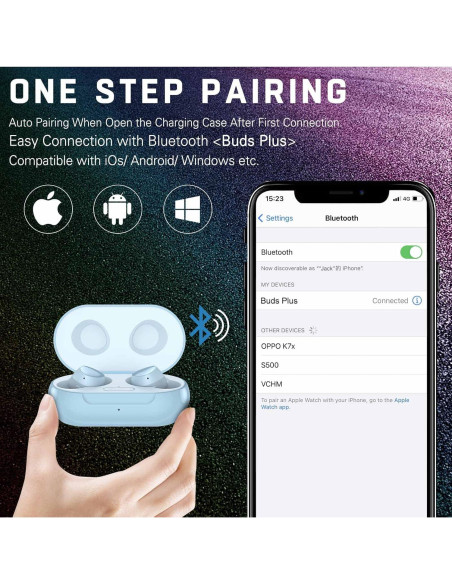 Auriculares Inalámbricos UrbanX Street Buds Plus - Azul