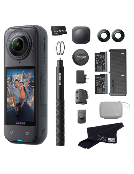 Cámara de Acción 360 Insta360 X5 Pro 8K con Accesorios 512GB Cámara de Acción 360 Insta360 X5 Pro 8K con Accesorios 512GB